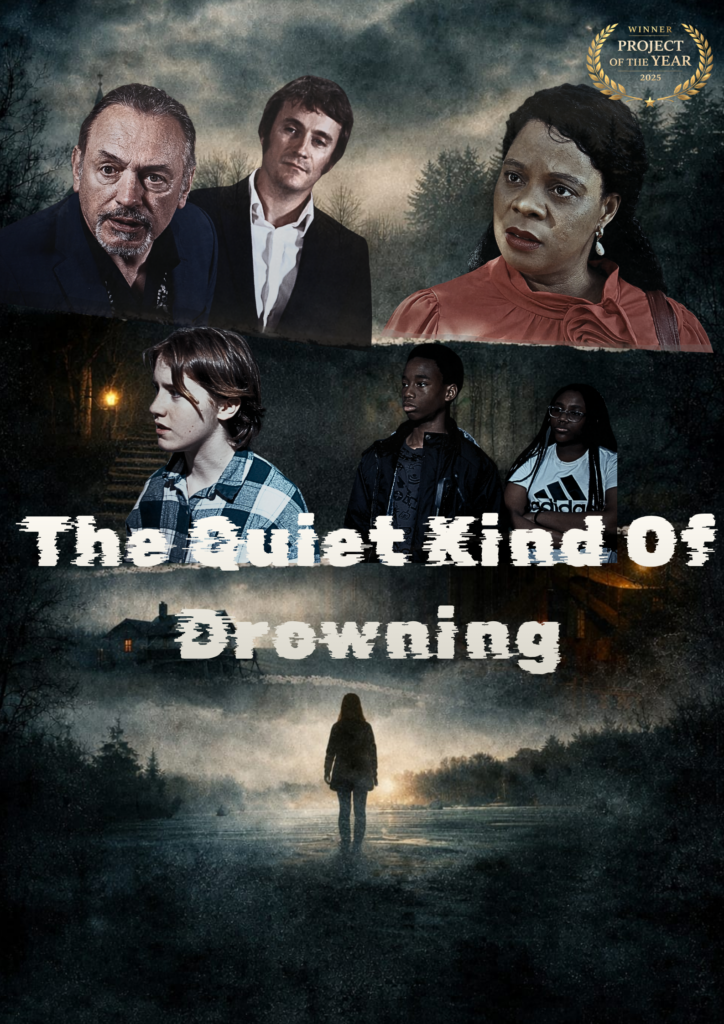 Official film poster for The Quiet Kind of Drowning – a Fame Star Youth feature film